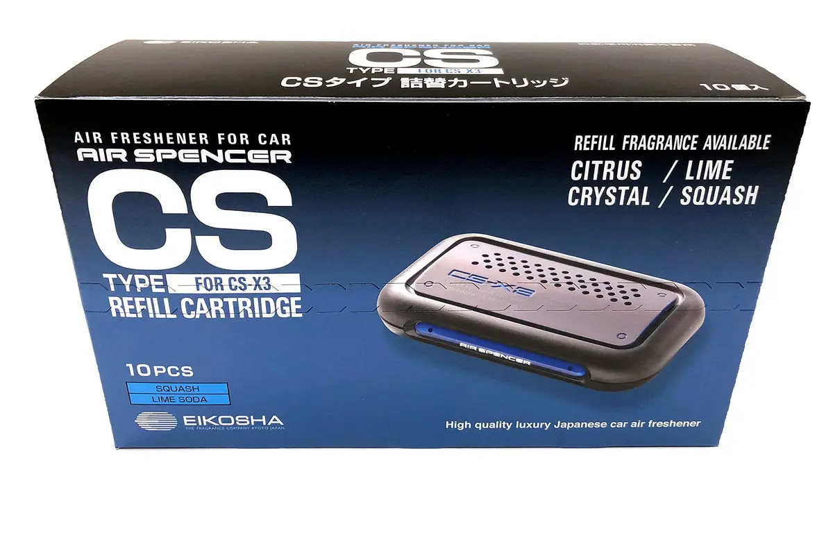 Air Spencer C10 CS-X3 Squash Refill Pack of 10 | Long-Lasting Car Air Freshener - main product image