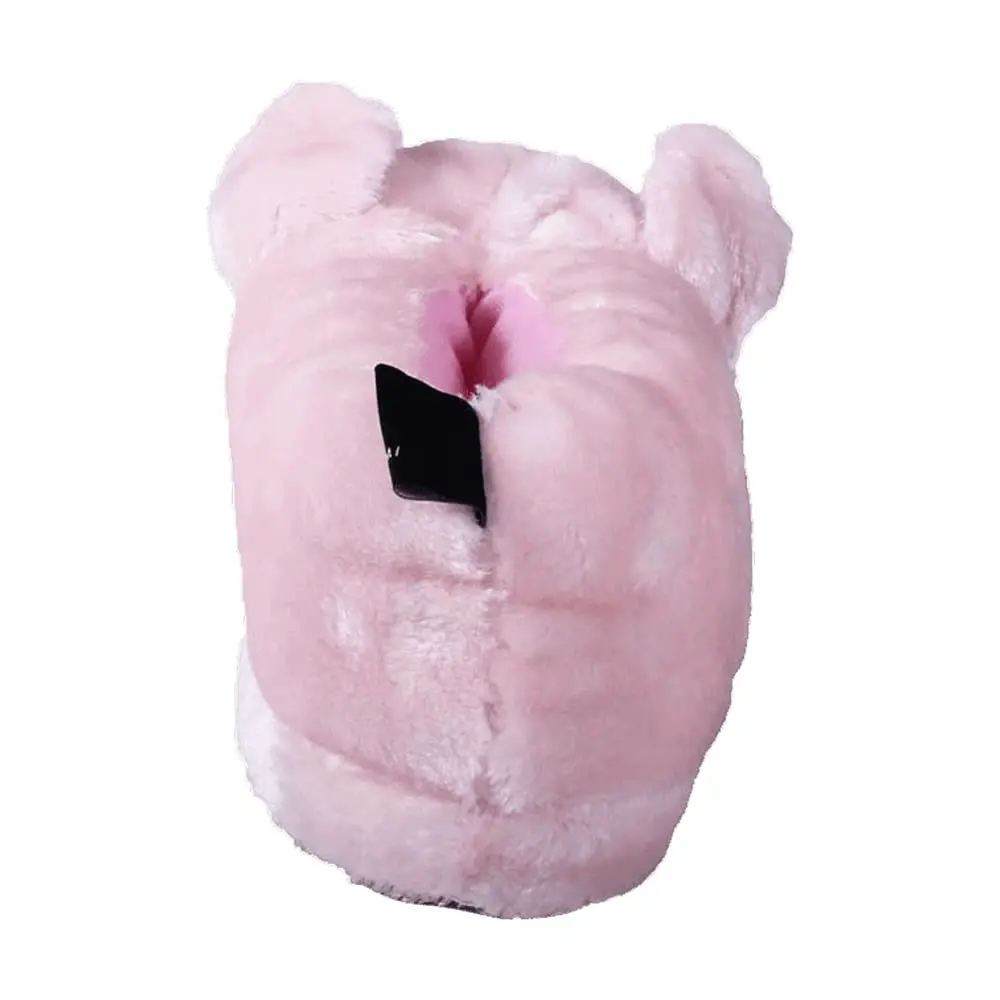 HAPPYFEET SLIPPERS Pink Pig Animal Slippers for Adults & Kids | Plush Foam Comfort, Non-slip Sole, Shark Tank Featured (Large) - view 5