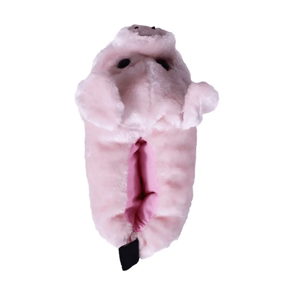 HAPPYFEET SLIPPERS Pink Pig Animal Slippers for Adults & Kids | Plush Foam Comfort, Non-slip Sole, Shark Tank Featured (Large) - view 6