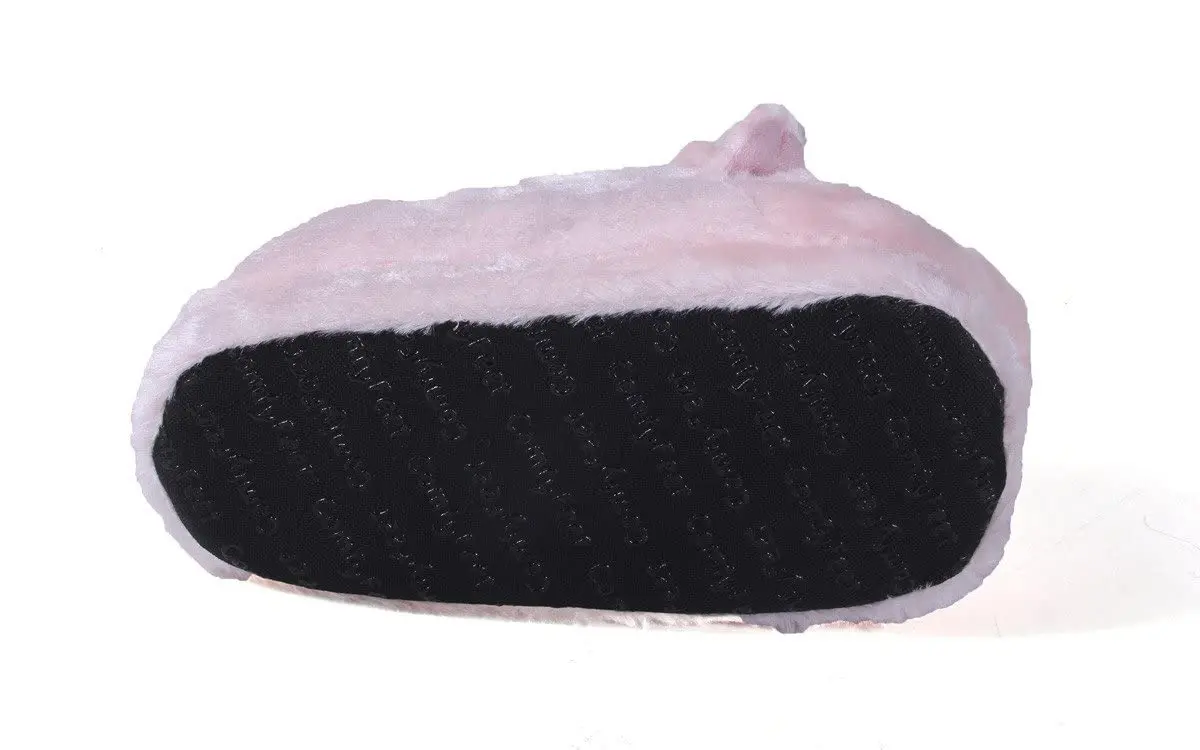 HAPPYFEET SLIPPERS Pink Pig Animal Slippers for Adults & Kids | Plush Foam Comfort, Non-slip Sole, Shark Tank Featured (Large) - view 8