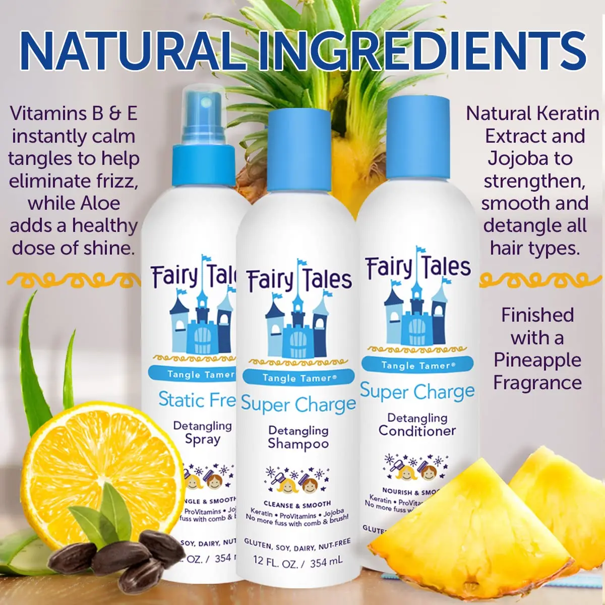 Fairy Tales Tangle Tamer Detangling Shampoo for Kids - Ultra Moisturizing & Anti Frizz - 12 Oz | Paraben & Sulfate Free - view 6