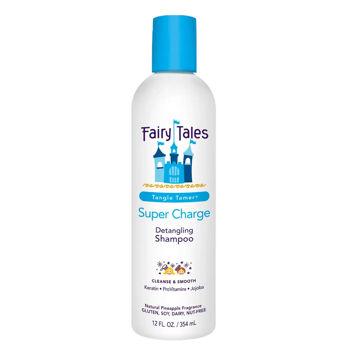 Fairy Tales Tangle Tamer Detangling Shampoo for Kids - Ultra Moisturizing & Anti Frizz - 12 Oz | Paraben & Sulfate Free - main product image
