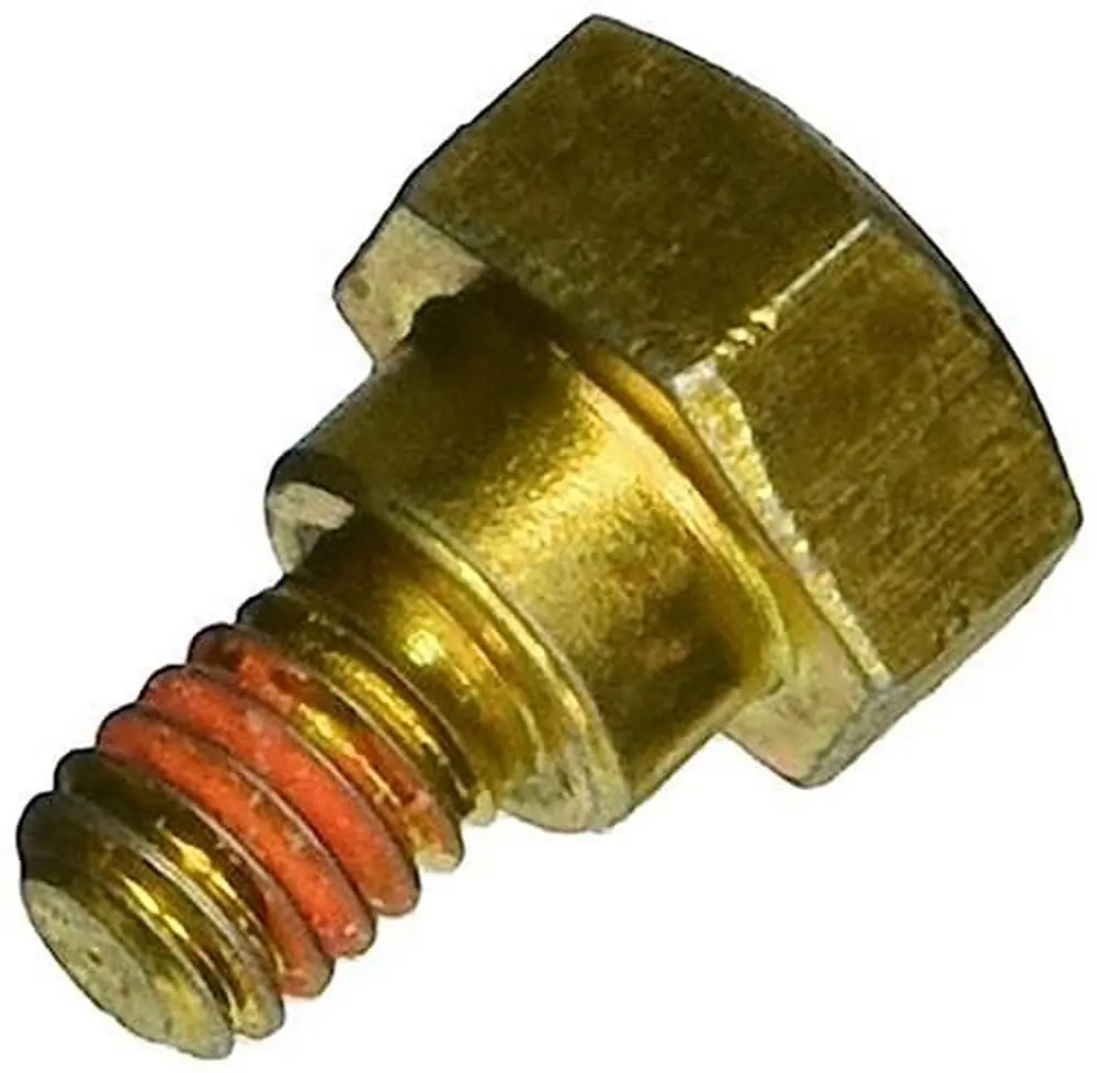 Carlson Brake Housing Bolt 1/2 in Coarse Unthreaded M10/M12 Grade 2 Brass | Heavy Duty - main product image