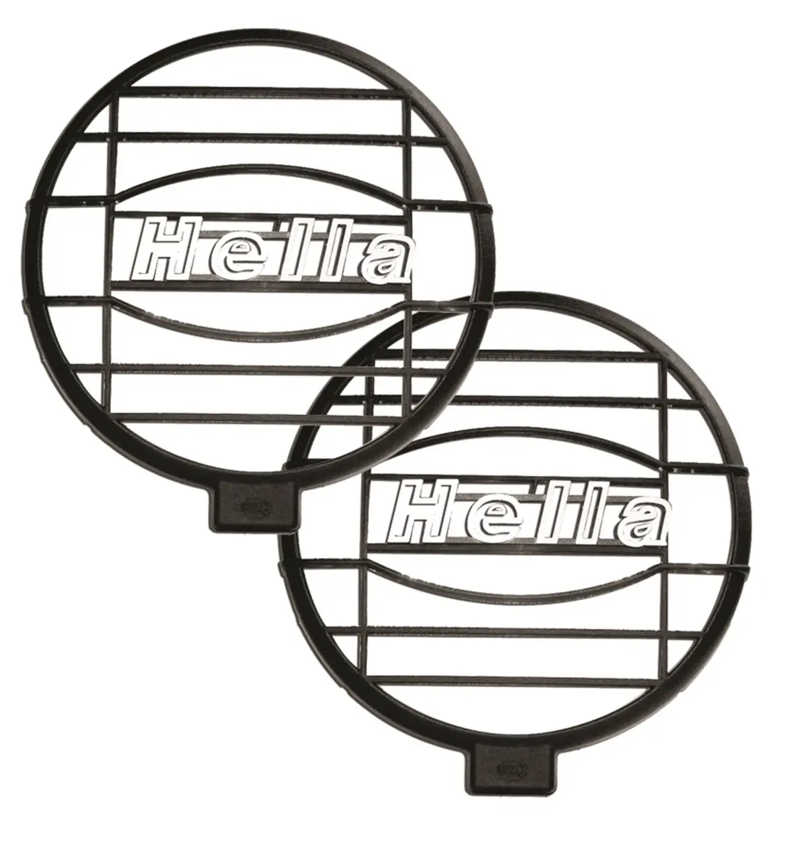 Hella 500/500FF Series Protective Grille Cover 2 Piece Multi | Heavy-Duty ABS Plastic for 500 Series Lamps - main product image