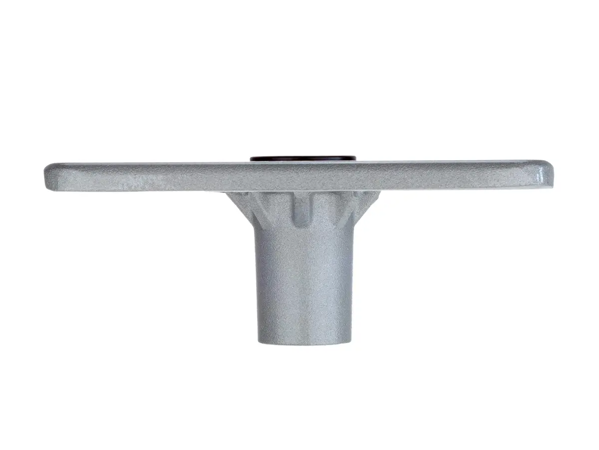 attwood Swivl-Eze Lock'N-Pin Aluminum Pedestal Base 7-Inch x 7-Inch with 3/4-Inch Pin - view 2