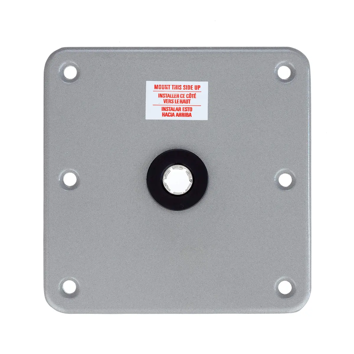 attwood Swivl-Eze Lock'N-Pin Aluminum Pedestal Base 7-Inch x 7-Inch with 3/4-Inch Pin - view 3