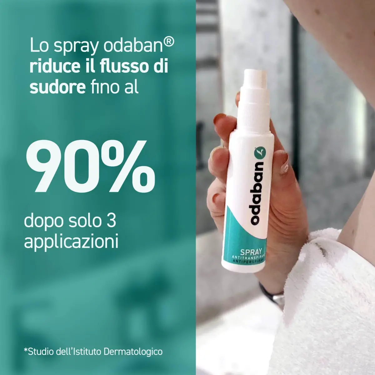 Odaban Antiperspirant Spray Fragrance-Free 30ml (1.01 Fl Oz) | Clinical Strength Sweat Control - view 5