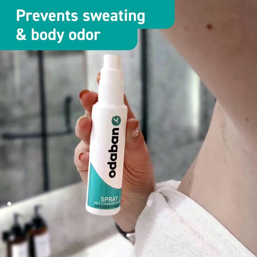 Odaban Antiperspirant Spray Fragrance-Free 30ml (1.01 Fl Oz) | Clinical Strength Sweat Control - view 8