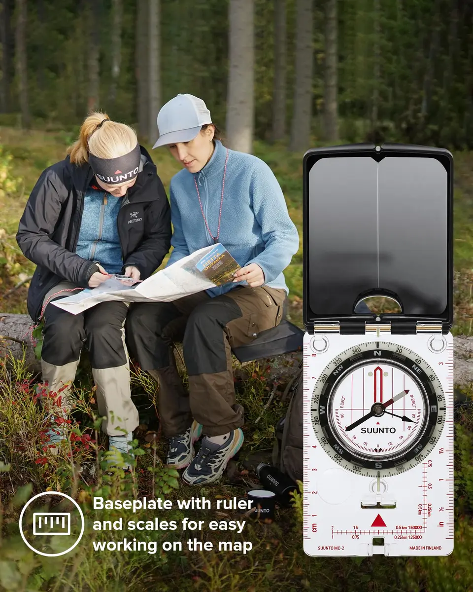 SUUNTO MC-2 Northern Hemisphere Mirror Compass | 9.1 inches (23.1 cm) Length - view 4