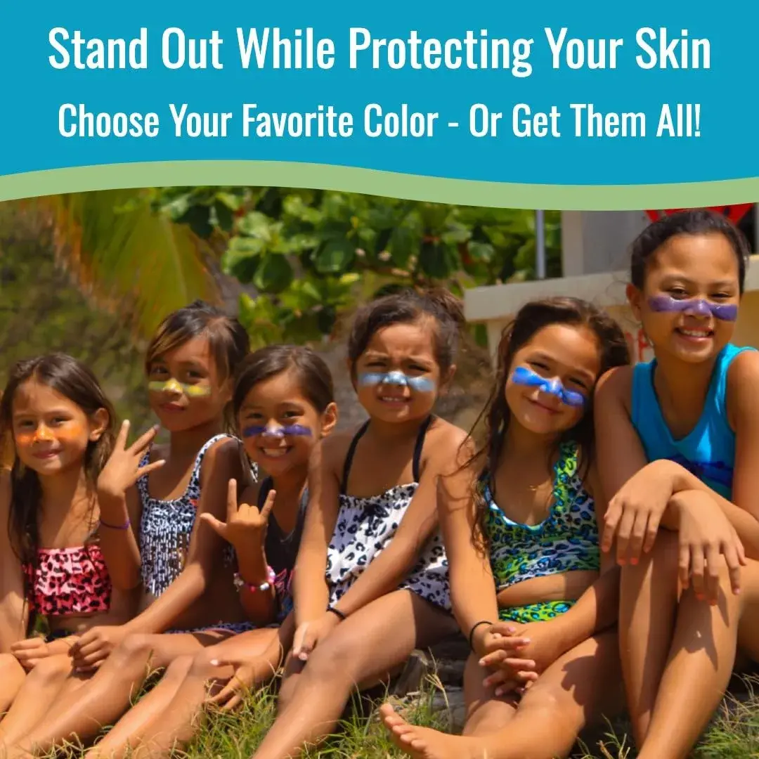 Zinka Colored Zinc Oxide Sunblock Stick SPF 50 Yellow | High Zinc Formula for Nose and Face, Water & Sweat Resistant - view 9