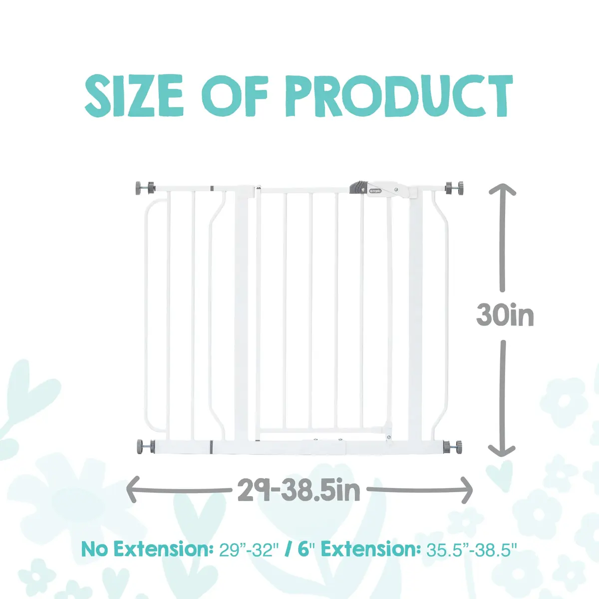 Regalo Safety 29"-38.5" Easy Step Baby Gate | Extra Wide Door & Stair Protection - view 2