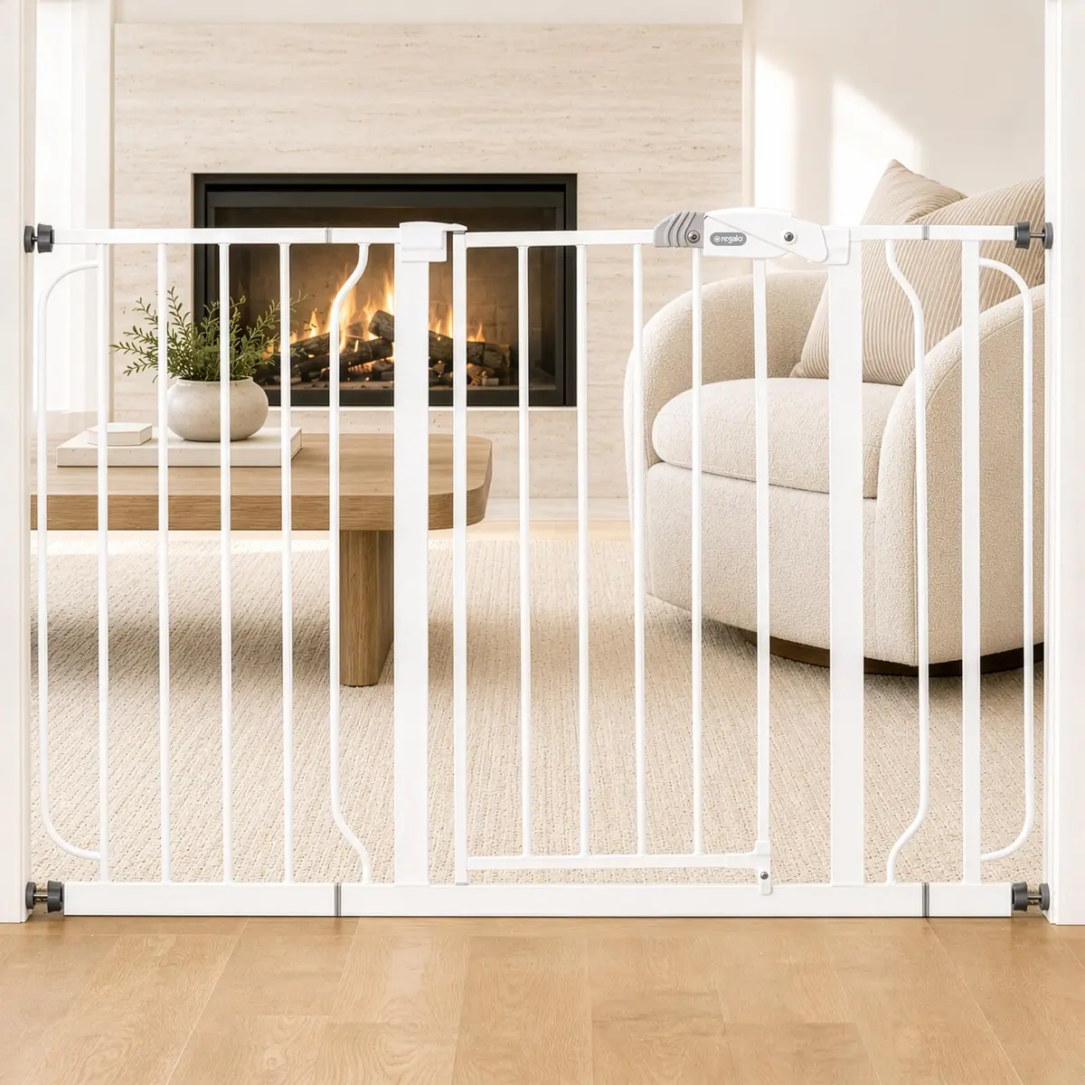 Regalo Safety 29"-49" Extra Wide Baby Gate for Doorways & Stairs | Adjustable & Secure - main product image