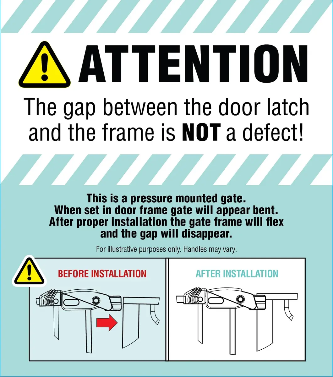 Regalo Safety 29"-49" Extra Wide Baby Gate for Doorways & Stairs | Adjustable & Secure - view 7