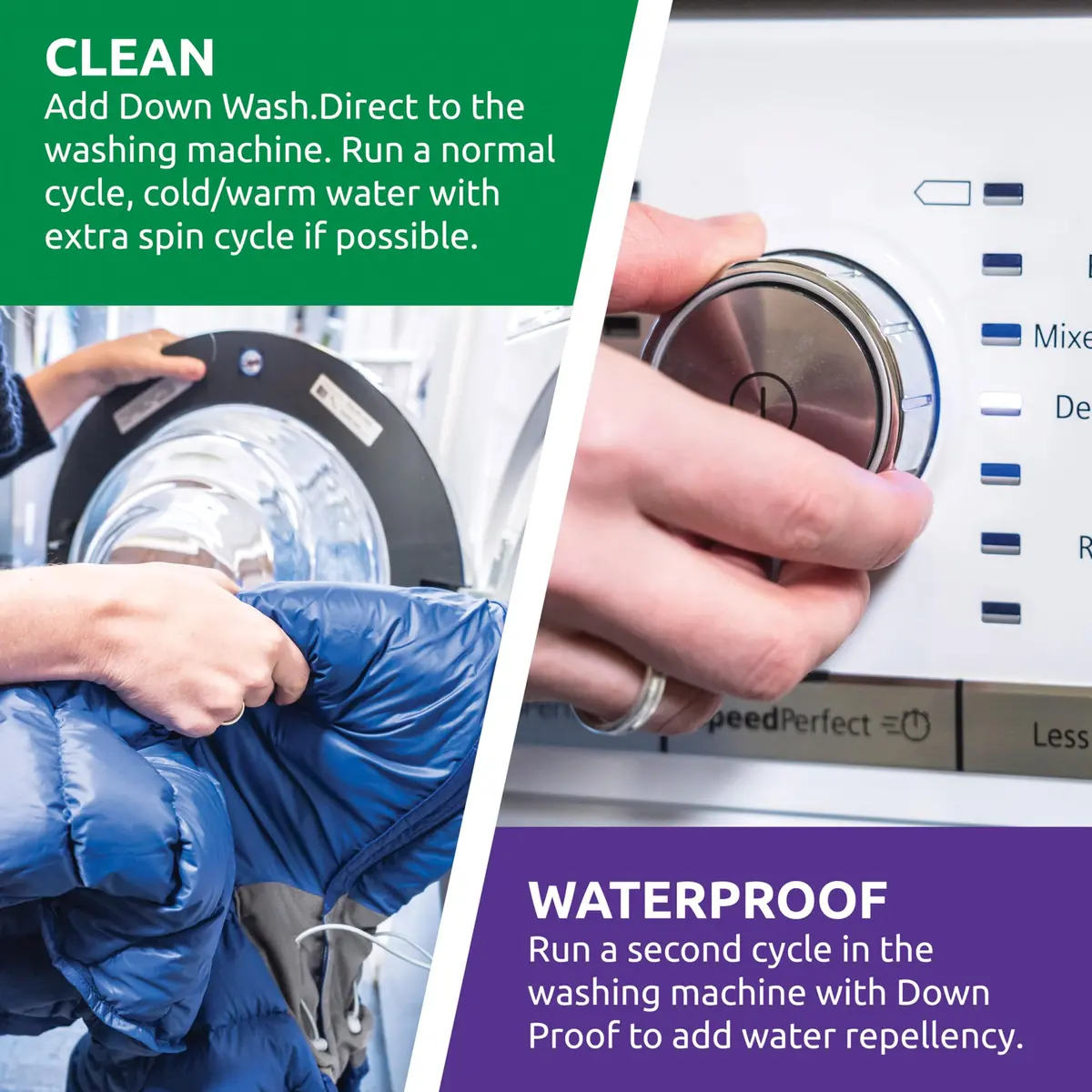 Nikwax Down Proof Wash-in Waterproofing 300ml (10.14 Fl Oz) | Restores DWR for Down Gear - view 4