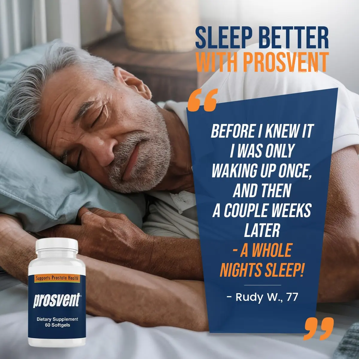 Prosvent Prostate Support with Beta Sitosterol & Stinging Nettle | 60 Ct | Supports Urinary Flow & Bladder Health - view 5