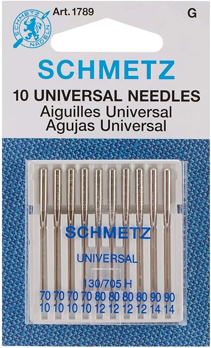 SCHMETZ Universal Machine Needles 70/10, 80/12, 90/14 | Pack of 10 Assorted Sizes - main product image