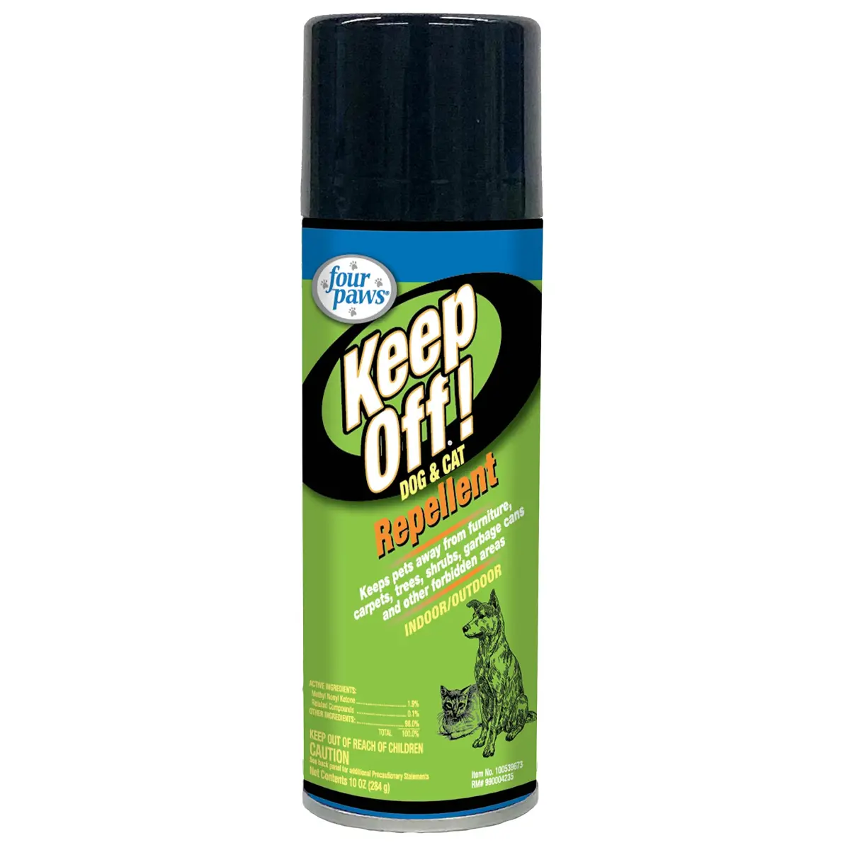 Four Paws Keep Off! Pet Repellent Spray for Outdoors & Indoors, Dog & Cat Chew & Scratch Deterrent, 296ml (10 fl oz) - main product image