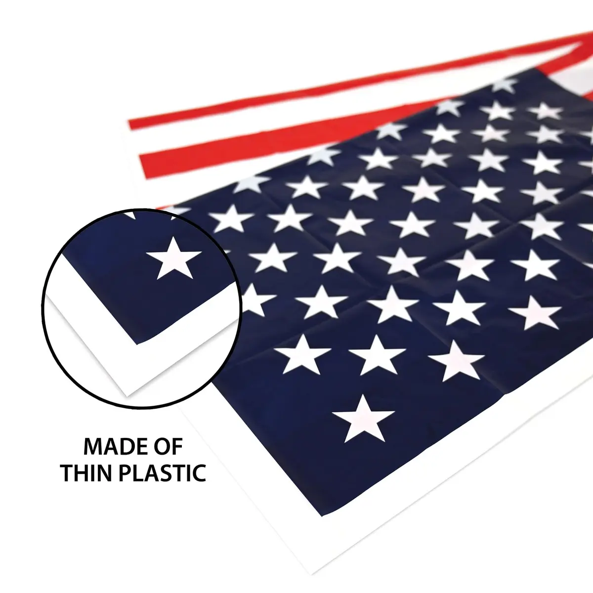 Beistle American Flag Door Cover 30" x 60" | Patriotic outdoor decoration - view 4