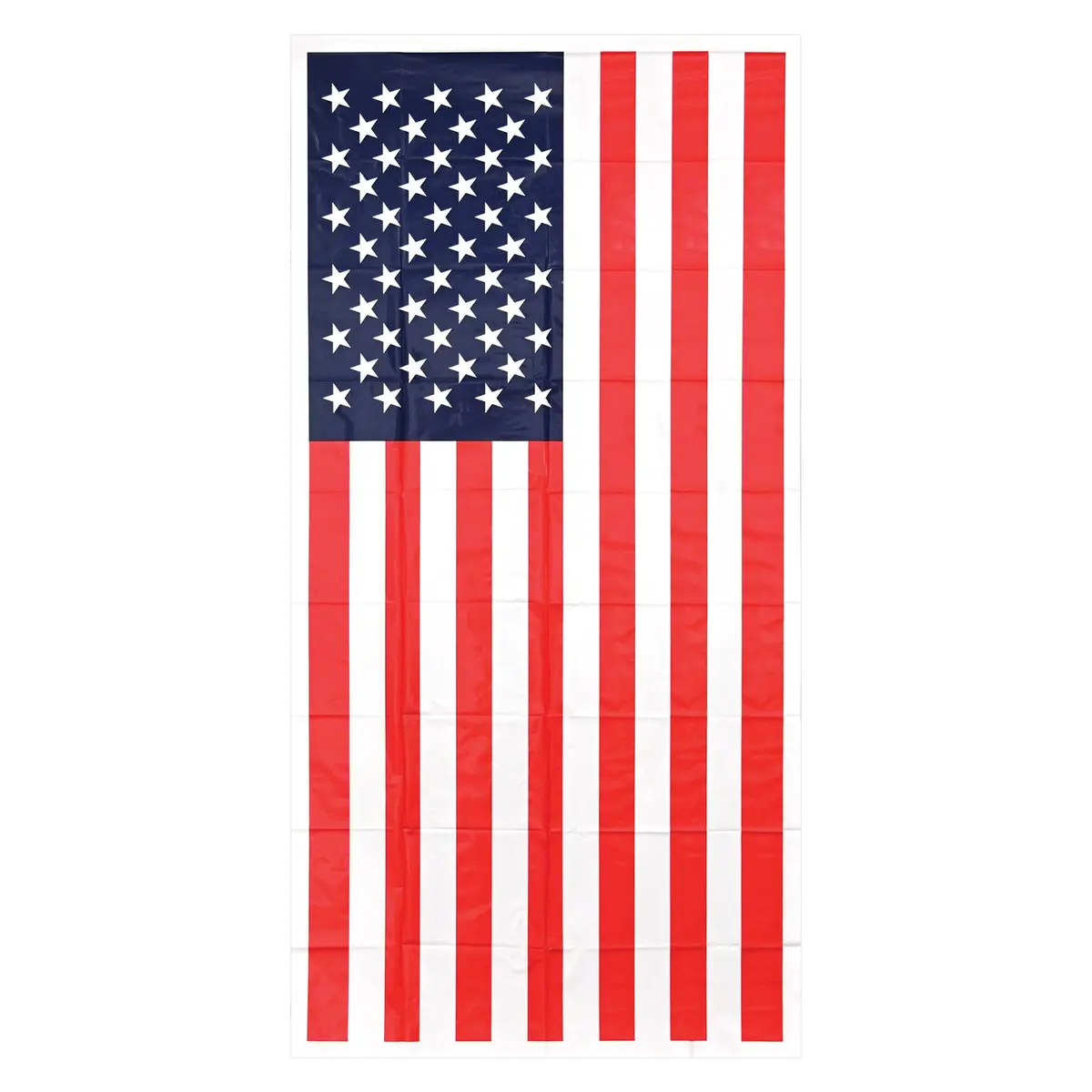 Beistle American Flag Door Cover 30" x 60" | Patriotic outdoor decoration - main product image