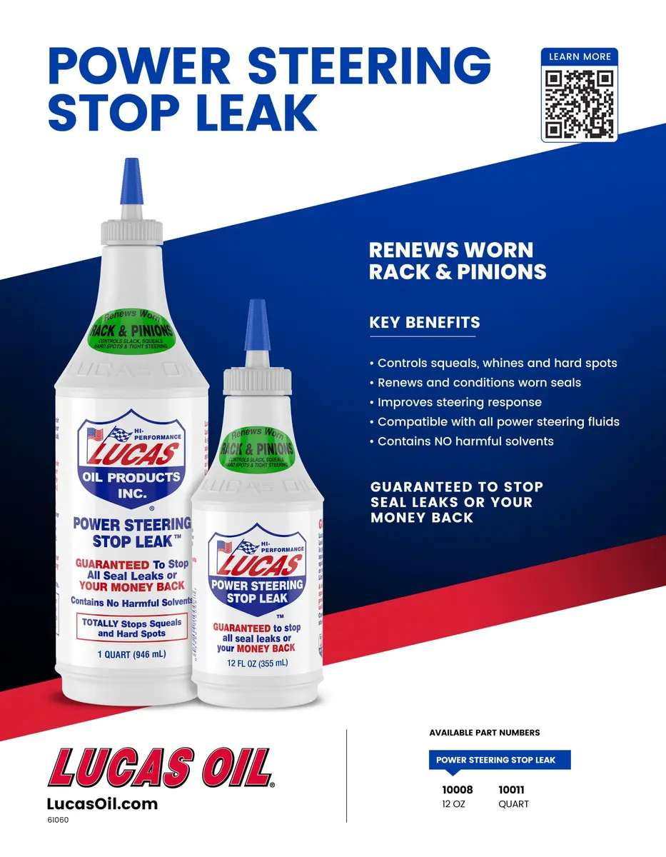 Lucas Oil Power Steering Stop Leak 12 Fl Oz (Pack of 12) | Stops leaks & rack problems - view 4
