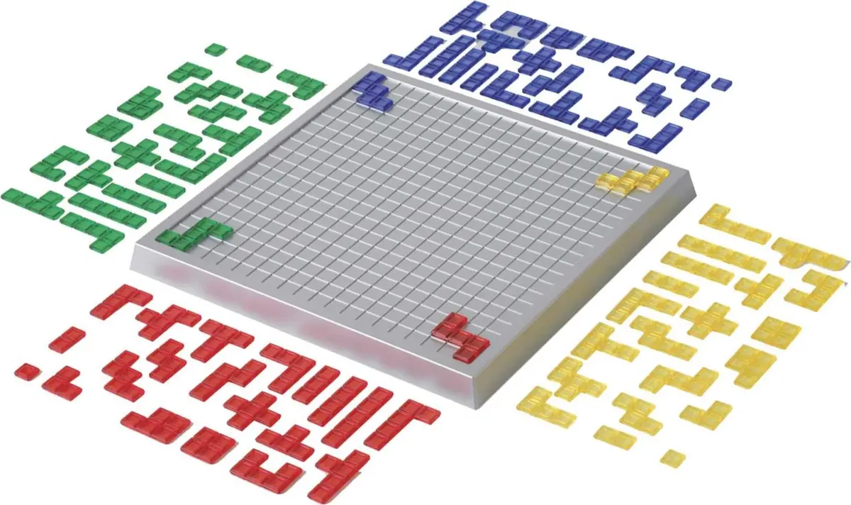 Mattel Games Blokus XL Board Game | Oversized Pieces for Easy Grip & Strategy (2-4 Players) - view 3