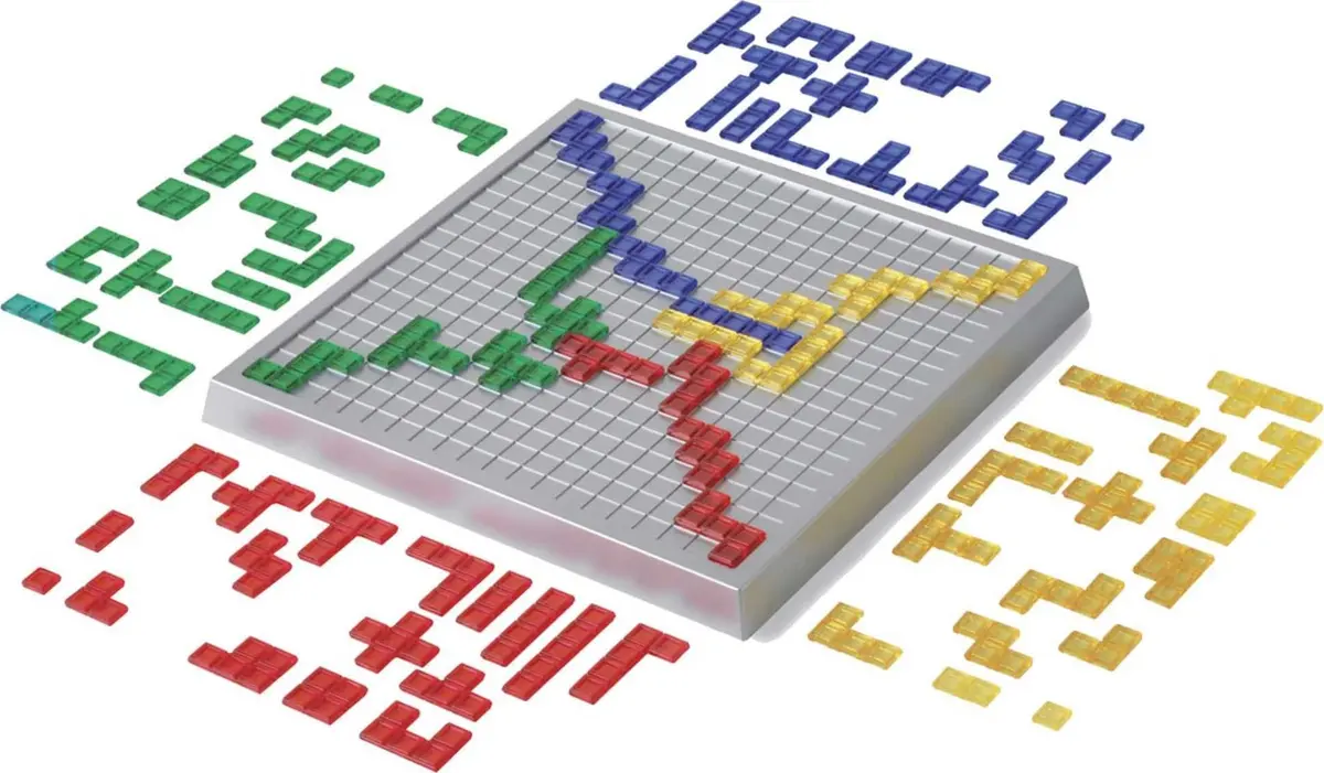 Mattel Games Blokus XL Board Game | Oversized Pieces for Easy Grip & Strategy (2-4 Players) - view 4