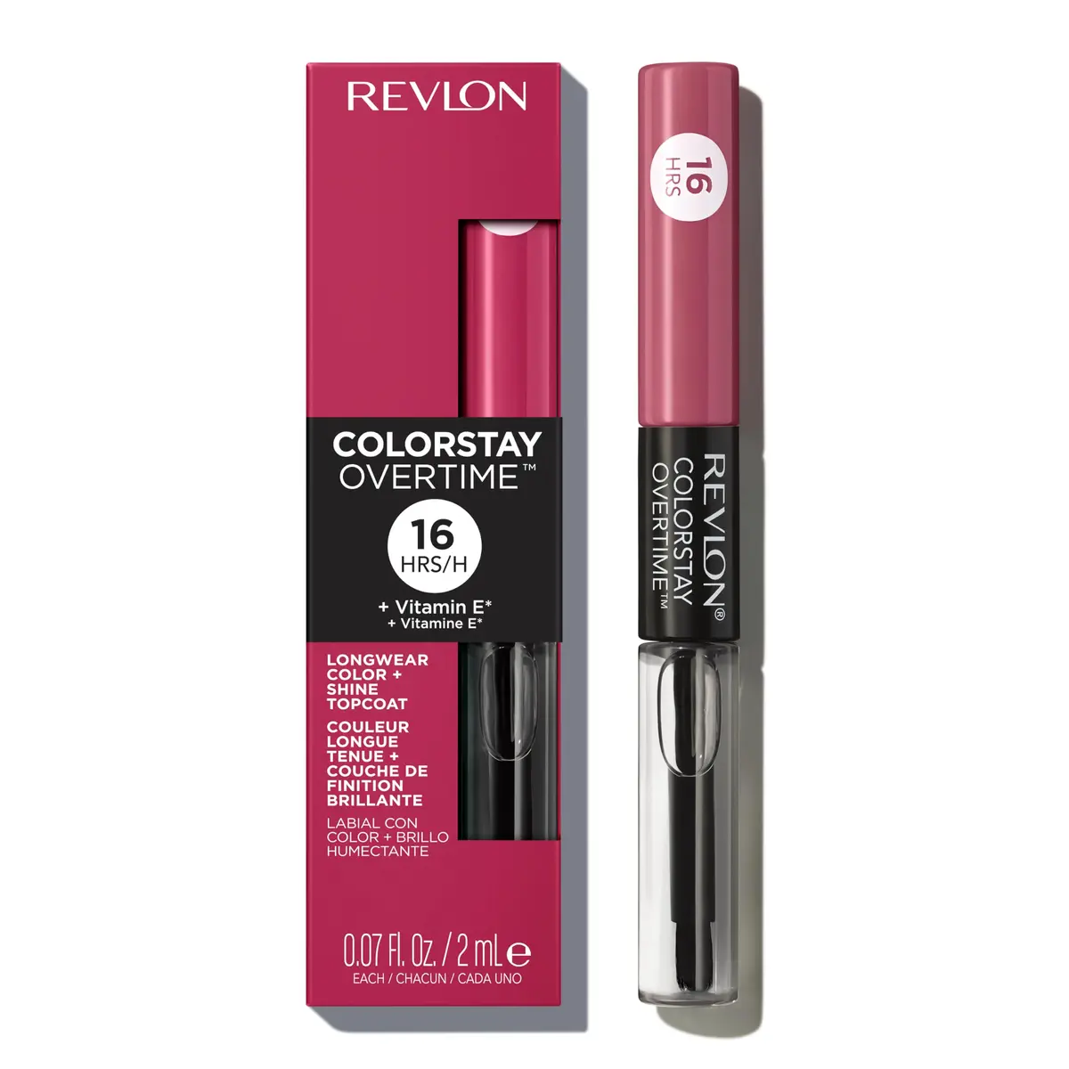 Revlon ColorStay Overtime Lipcolor 0.07 Fl Oz | Long-Lasting, Transfer-Proof Lipstick with Vitamin E - main product image