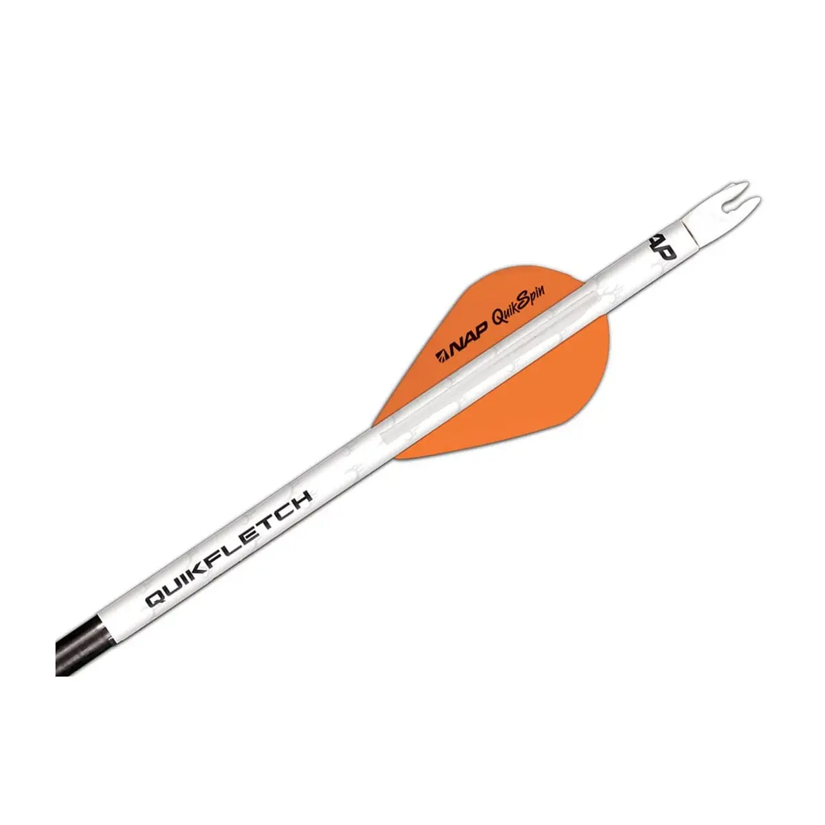 New Archery Products Quikfletch Quikspin 2" 3-Vane Stabilizing Fletching 6-Pack | Easy Arrow Building for Compound Bows - main product image
