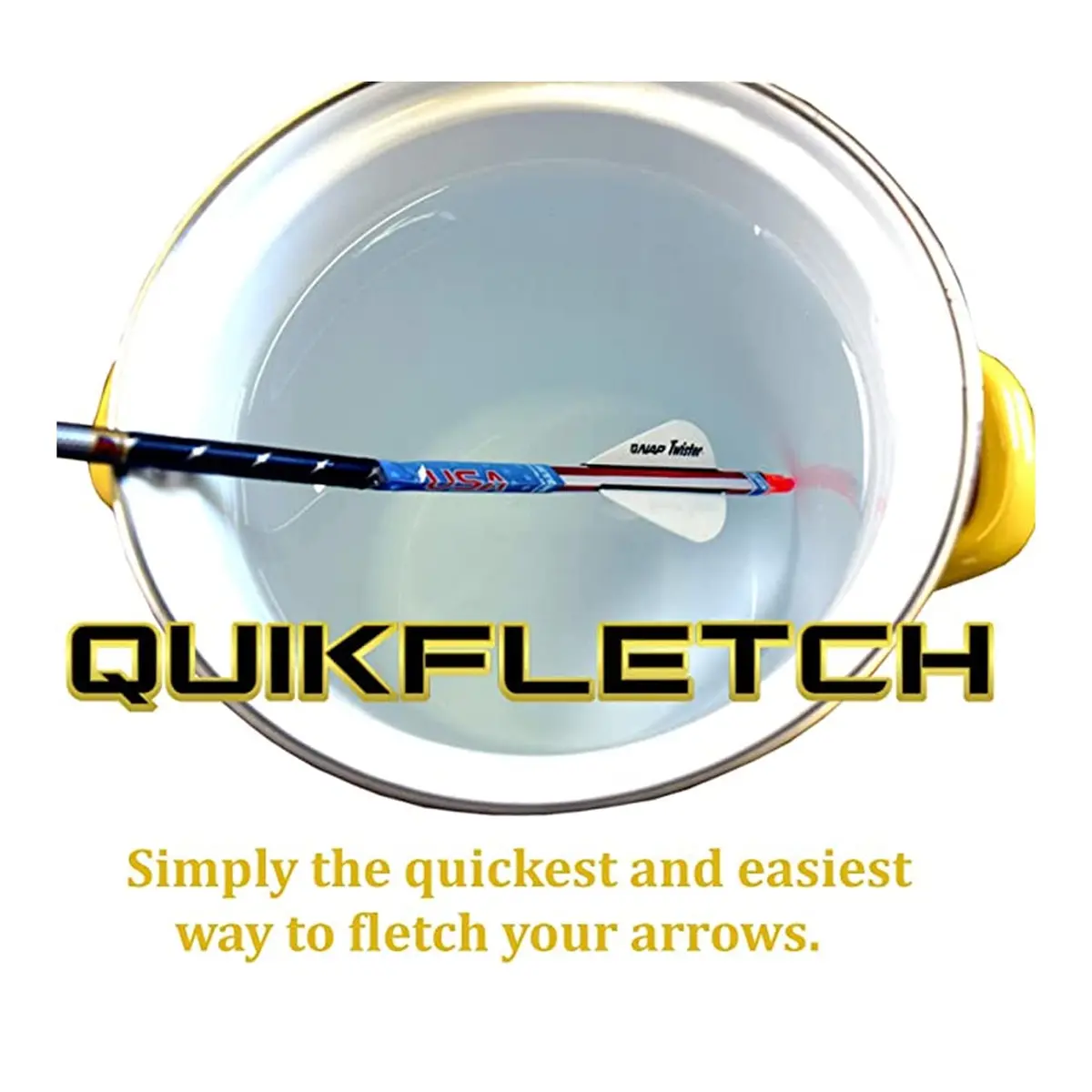 New Archery Products Quikfletch Twister 2" 3-Vane Fletching (6 Pack) | Easy Arrow Building - view 4