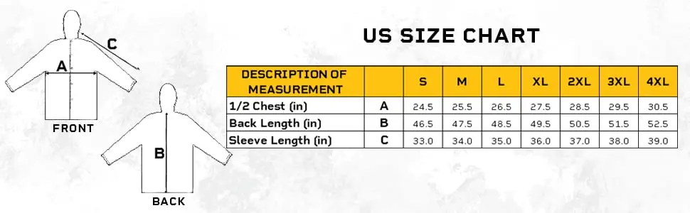 Custom Leathercraft Rain Wear R105L PVC Trench Coat Large Yellow | Heavy Duty Waterproof Raincoat - view 4
