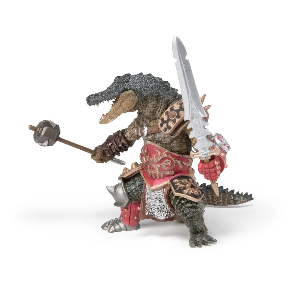 Papo Green Mutant Crocodile Figurine | Fantasy Collection Kids Toy Ages 3+ - view 3