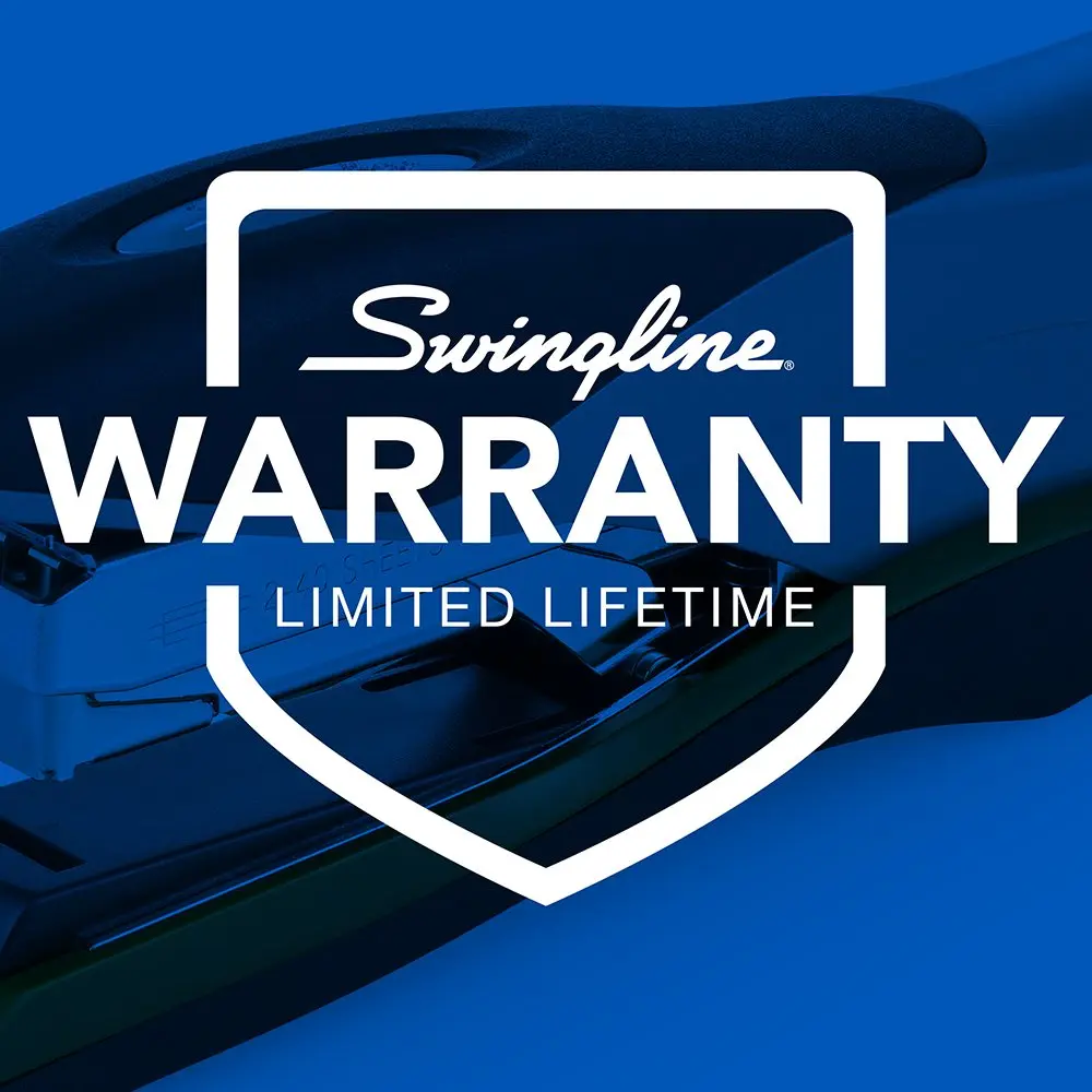 Swingline Stapler 40 Sheet Capacity Optima 40 Jam Free Soft Grip Orange and Gray | Reduced Effort Desktop Stapler - view 6