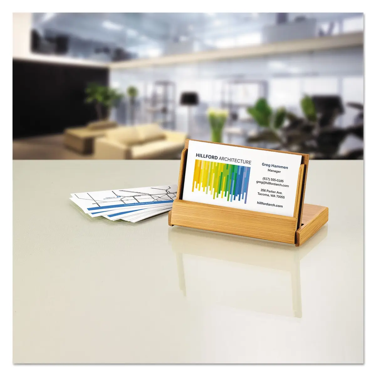 Avery Business Cards 2" x 3.5" Matte White | Clean Edge Laser, 1000 Cards - view 2
