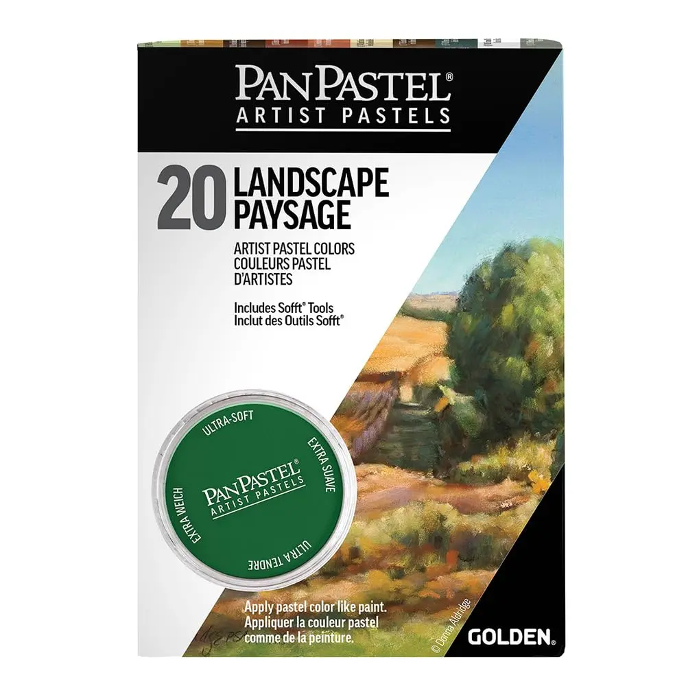 PanPastel Landscape Set 20 Colors 9ml Each | Professional Artist Pastels with Sofft Tools - view 6