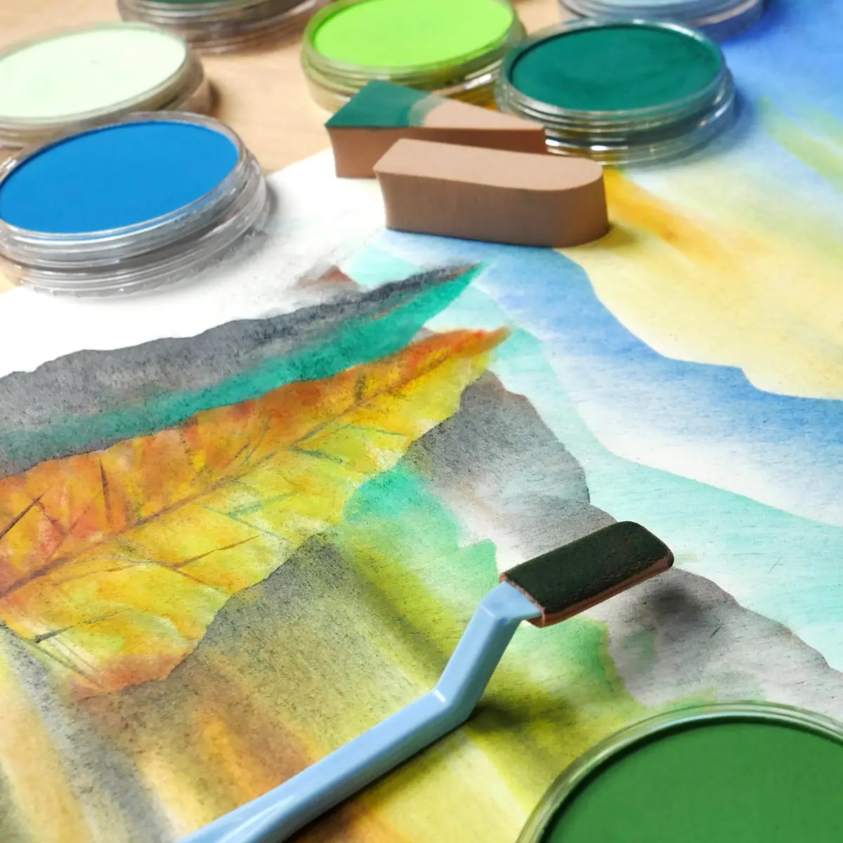 PanPastel Landscape Set 20 Colors 9ml Each | Professional Artist Pastels with Sofft Tools - view 7