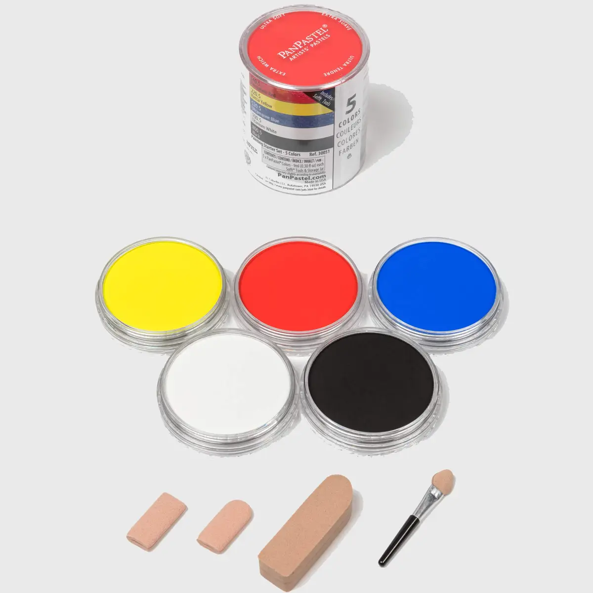 PanPastel Artist Pastels Starter Set 5 Color 90g (3.17oz) | Professional Artist Pastels - view 2