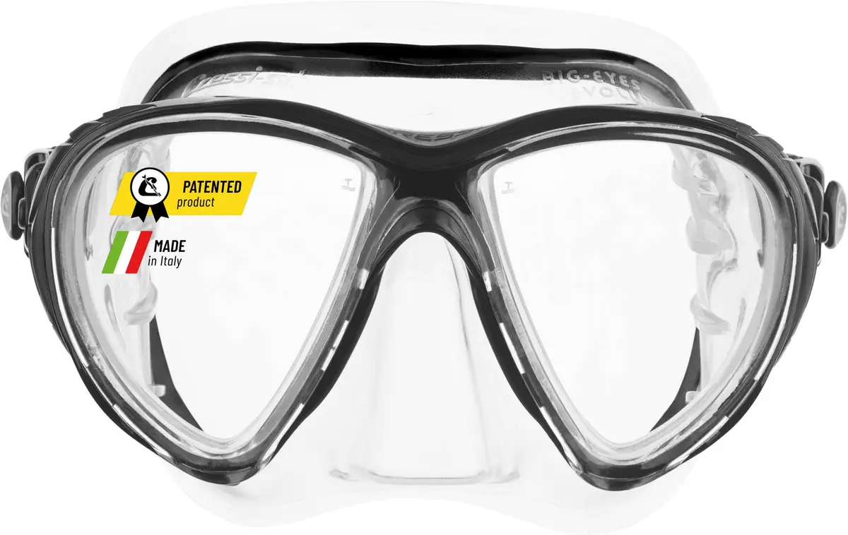Cressi Big Eyes Evolution Dive Mask | Unprecedented Comfort & Visibility (70-120 chars) - main product image