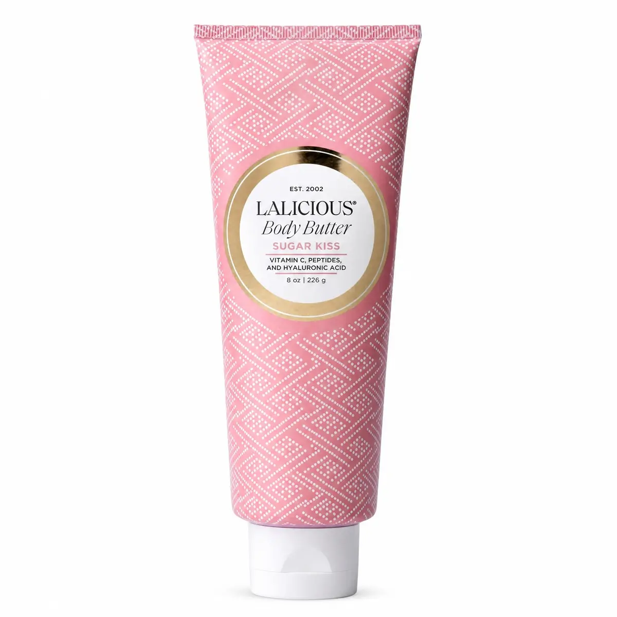 LALICIOUS Sugar Kiss® Whipped Body Butter 8oz | Ultra-Hydrating Shea & Hyaluronic Acid for Dry Skin - main product image