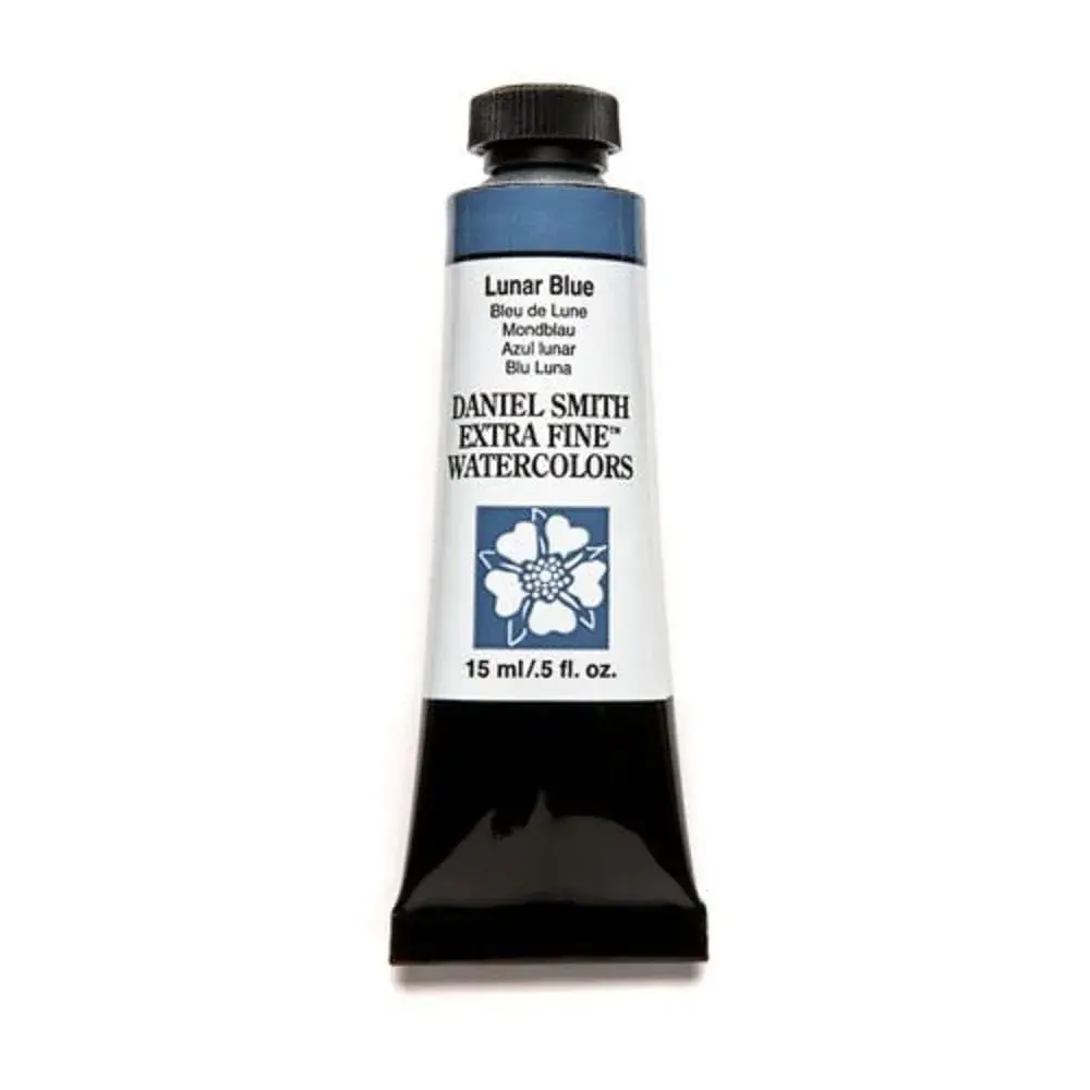 DANIEL SMITH Lunar Blue Iridescent Watercolor Paint 15ml Tube | ASTM D4236 Certified - main product image