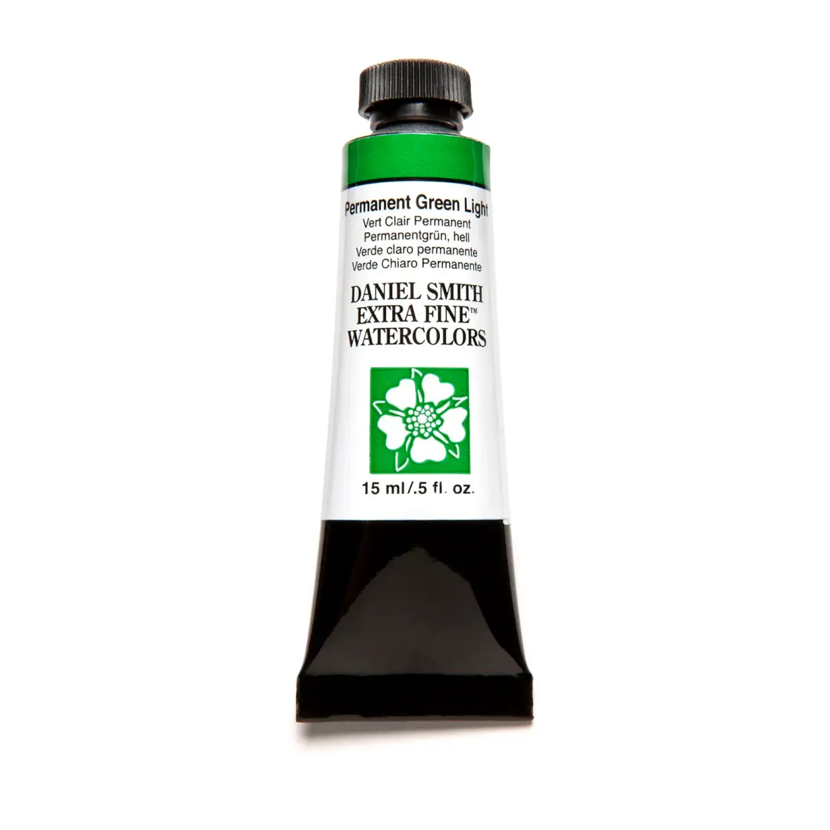 DANIEL SMITH Permanent Green Light Iridescent Watercolor Paint 15ml Tube - main product image