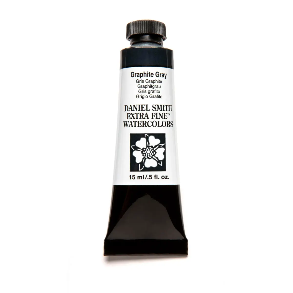 DANIEL SMITH Graphite Gray Extra Fine Watercolor Paint 15ml (0.5 Fl Oz) Tube - main product image