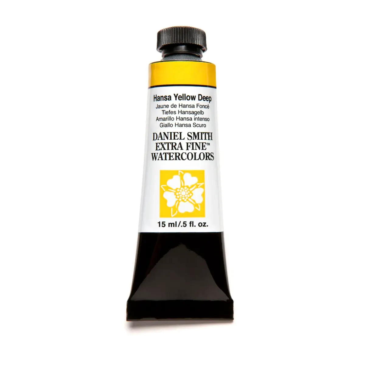 DANIEL SMITH Hansa Yellow Deep Extra Fine Watercolor Paint Tube 15ml (0.5 Fl Oz) - main product image