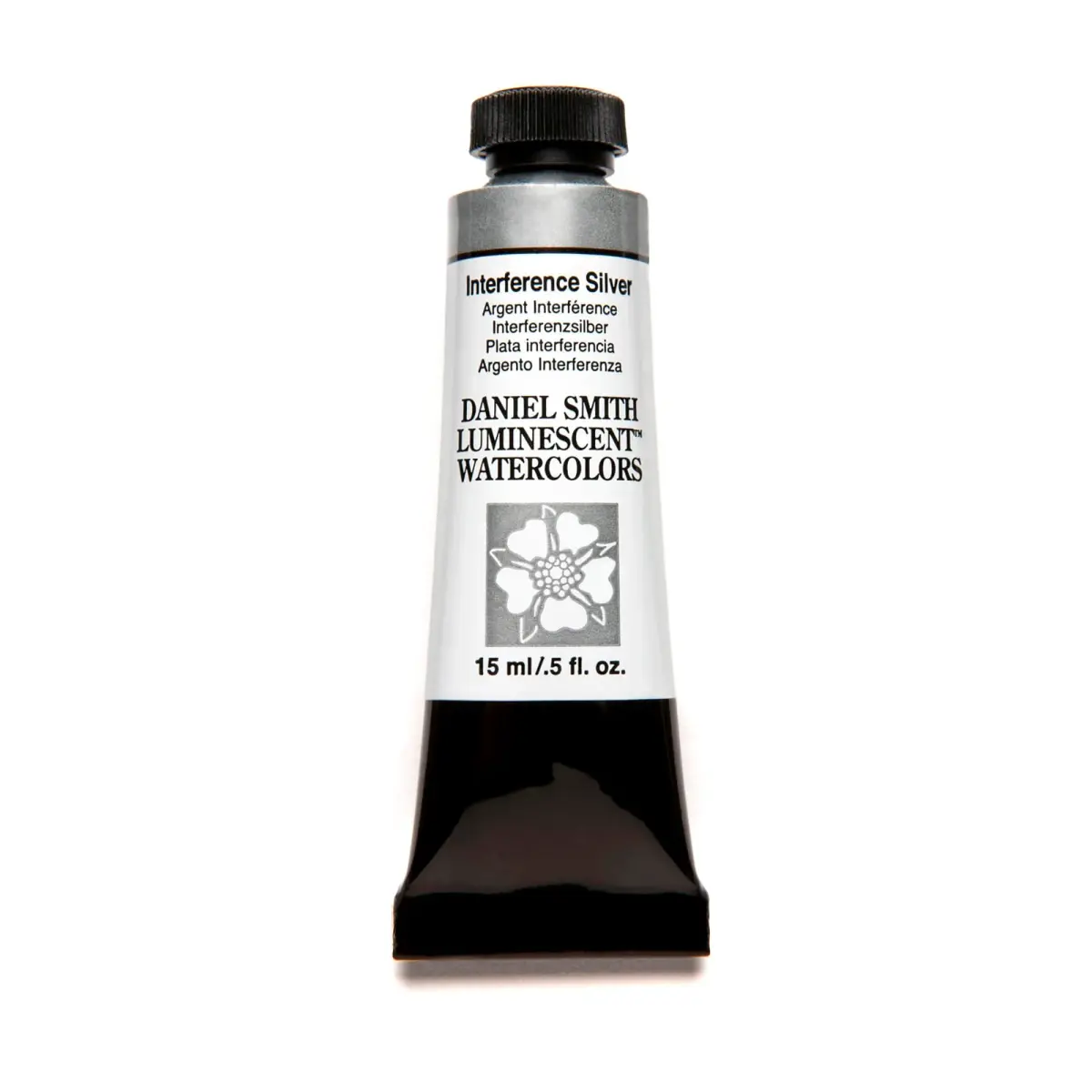 DANIEL SMITH Interference Silver Extra Fine Watercolor Paint 15ml Tube | ASTM D4236 Certified - main product image