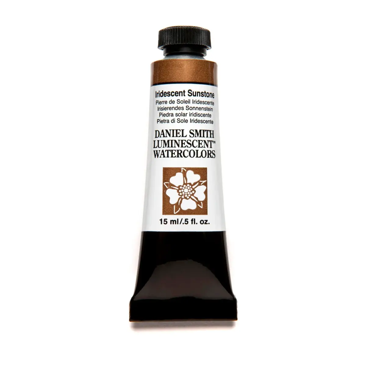 DANIEL SMITH Luminescent Watercolor Paint Iridescent Sunstone 15ml (0.5 Fl Oz) | Professional Grade Art Paint - main product image