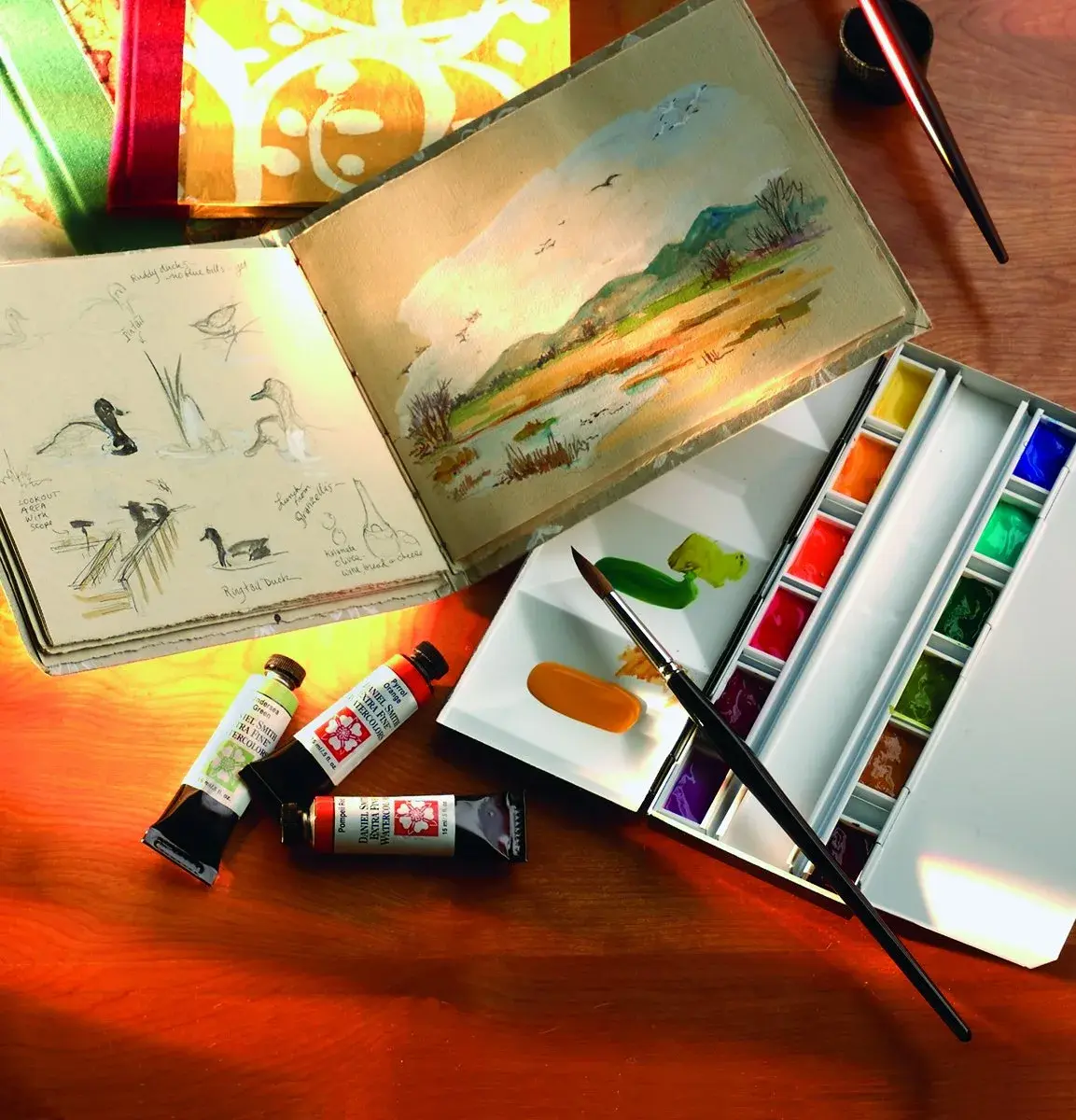 DANIEL SMITH Pearlescent Shimmer Iridescent Watercolor Paint 15ml Tube | ASTM D4236 Certified - view 2