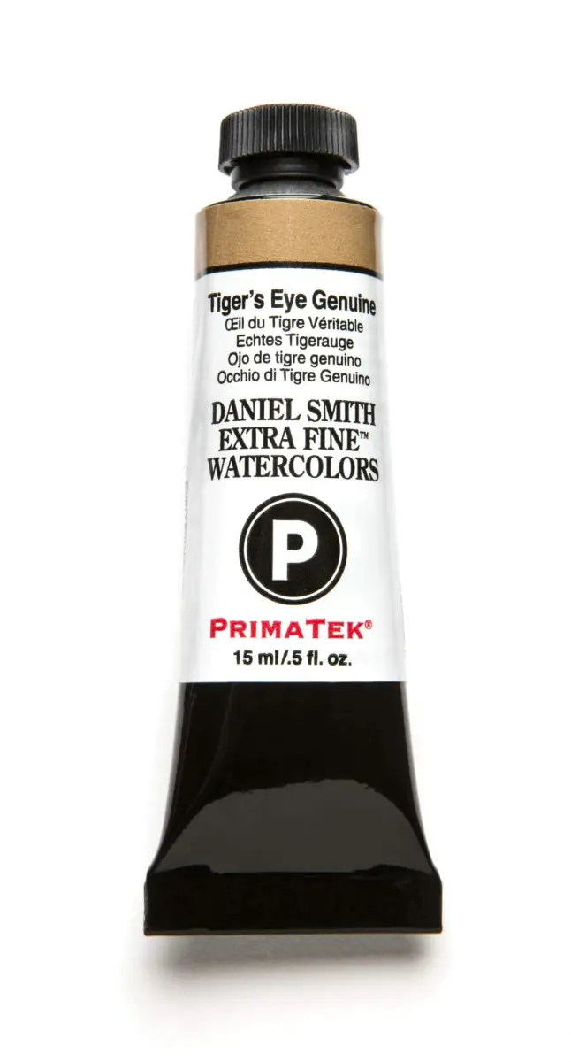 DANIEL SMITH Tiger's Eye Genuine Iridescent Watercolor Paint 15ml (0.5 Fl Oz) | ASTM D4236 Certified - main product image