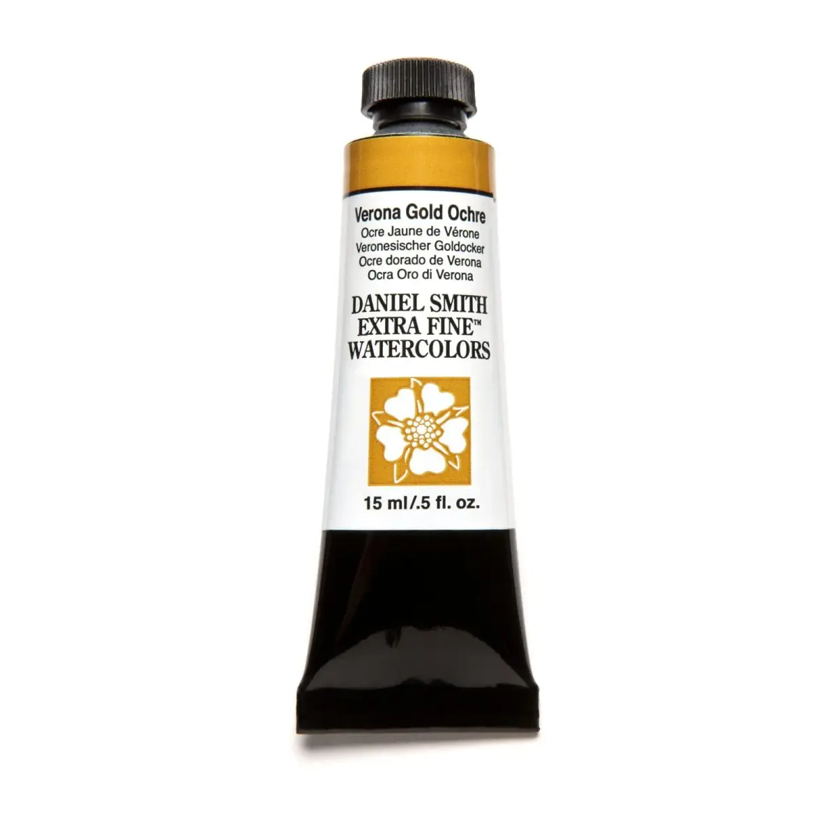 DANIEL SMITH Verona Gold Ochre Watercolor Paint 15ml (0.5 Fl Oz) | Artist Grade Pigment - view 4