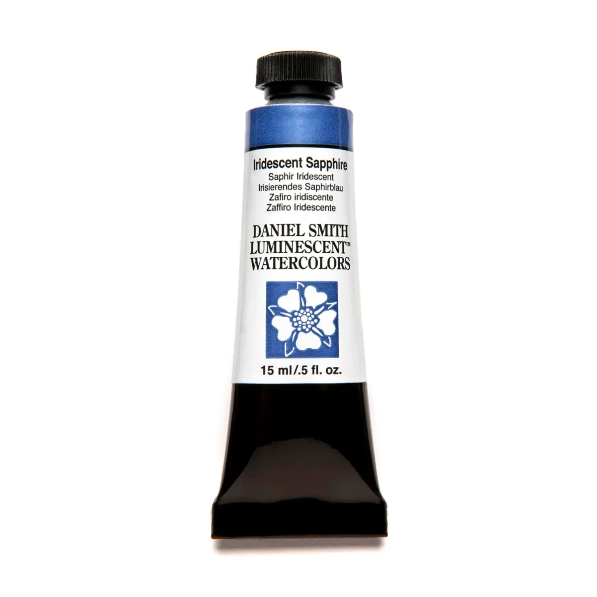 DANIEL SMITH Iridescent Sapphire Watercolor Paint 15ml (0.5 Fl Oz) | ASTM D4236 Certified - main product image