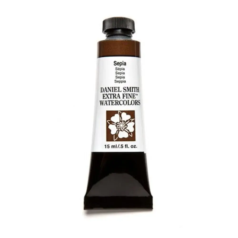 DANIEL SMITH Sepia Extra Fine Watercolor Paint 15ml (0.5 Fl Oz) | ASTM D4236 Certified - main product image
