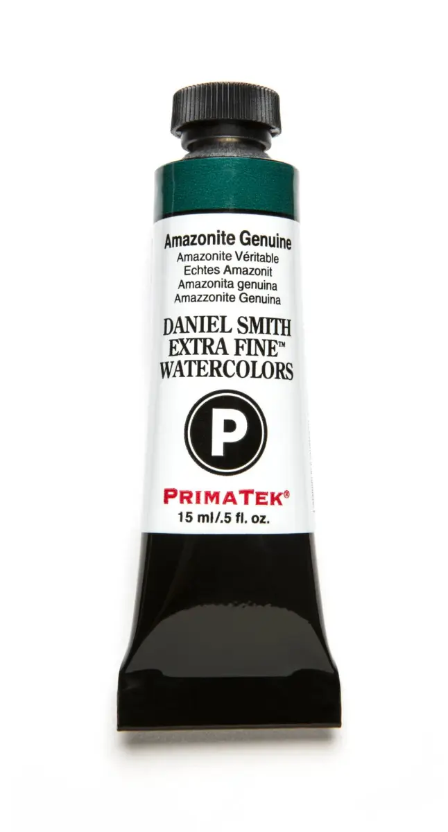 DANIEL SMITH Extra Fine Watercolor Paint Tube, Amazonite Genuine 15ml (0.5 Fl Oz) | ASTM D4236 Certified - main product image